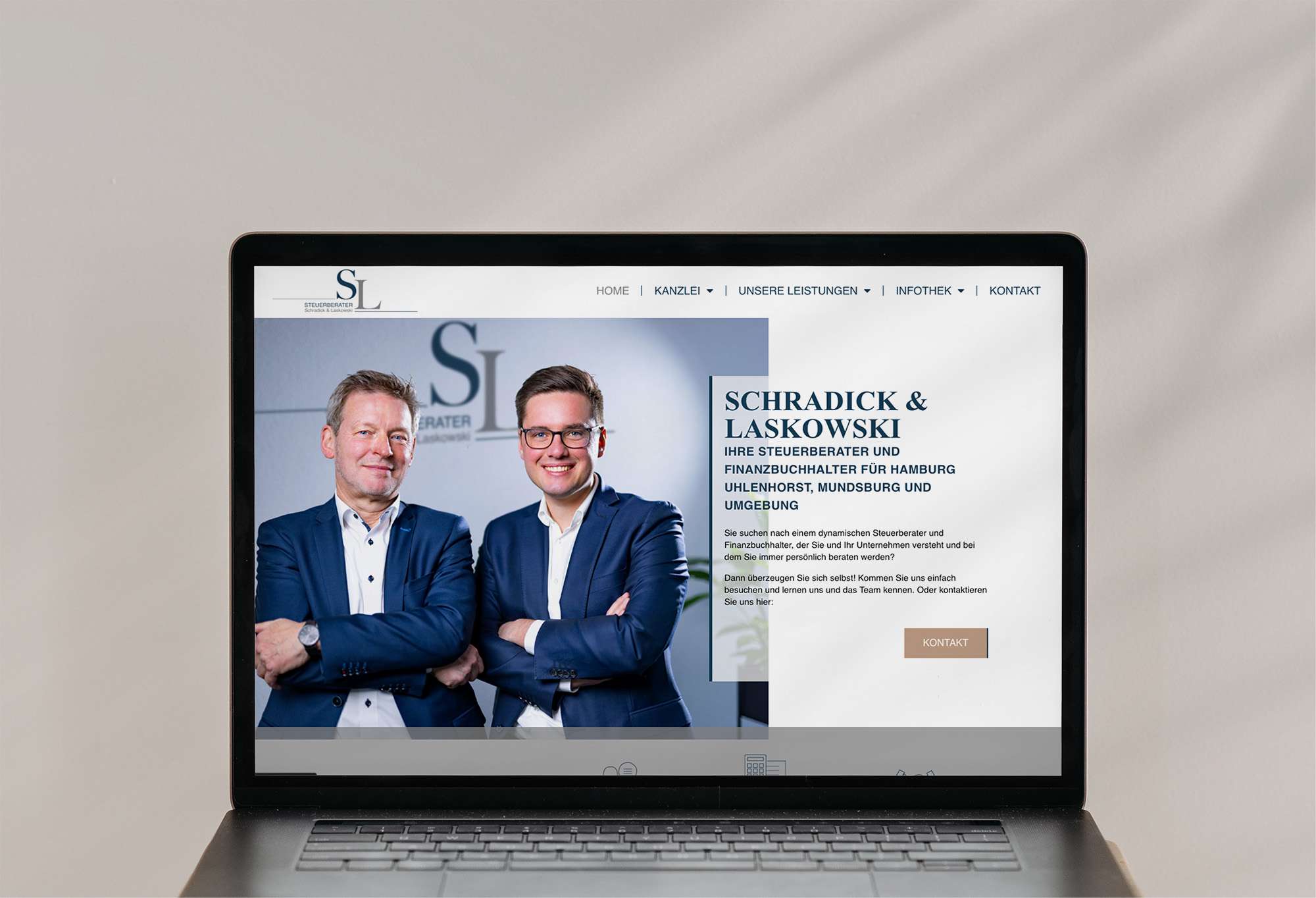 Website Steuerberater Schradick & Laskowski